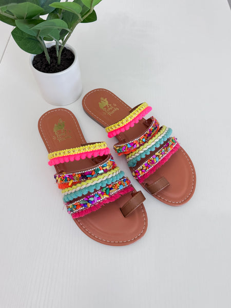 Boho Camel - Vibrant Sandal