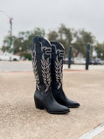 Black Cowboy Boot