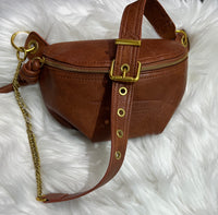 Faux Leather Belt Bag