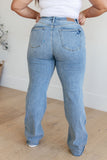 ship only -Mildred High Rise V Front Waistband Straight Jeans
