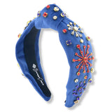 Royal Blue Firework Celebration Headband