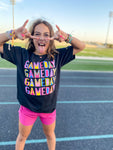 Multi Color Game Day Repeat T-Shirt