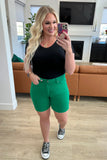 SHIP ONLY- Jenna High Rise Control Top Cuffed Shorts in Green